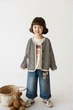 Load image into Gallery viewer, Little Ebony Stripe Cardigan