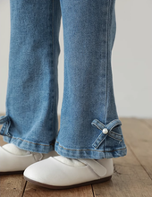 Load image into Gallery viewer, Little Pearl Flare Jeans