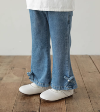 Load image into Gallery viewer, Little Pearl Flare Jeans
