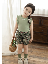 Load image into Gallery viewer, Rib Sleeveless Ruffle Detail Tank Top (2T-7T)