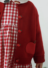 Load image into Gallery viewer, Autumn Apple Cardigan (2T-8T)