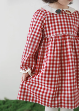 Load image into Gallery viewer, Apple Gingham Dress