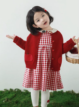 Load image into Gallery viewer, Autumn Apple Cardigan (2T-8T)