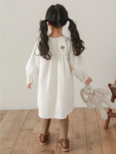 Load image into Gallery viewer, Bunny Floral Embroidery Dress