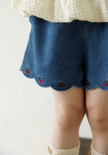 Load image into Gallery viewer, Summer Cherry Denim Shorts