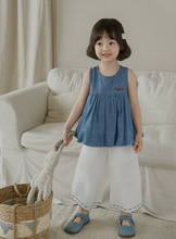 Load image into Gallery viewer, Isla Blue Polka Top