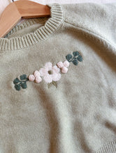 Load image into Gallery viewer, Mint Blossom Knitted Jumper