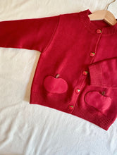 Load image into Gallery viewer, Autumn Apple Cardigan (2T-8T)