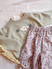 Load image into Gallery viewer, Mint Blossom Knitted Jumper