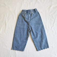 Load image into Gallery viewer, Blue Leopard Wide Leg Jeans