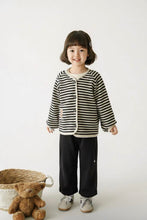 Load image into Gallery viewer, Little Ebony Stripe Cardigan
