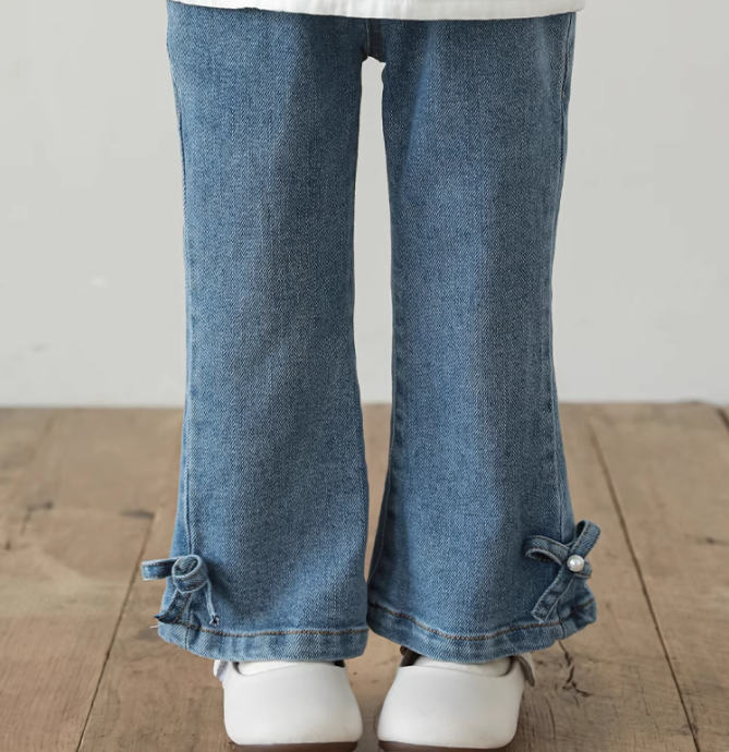 Little Pearl Flare Jeans