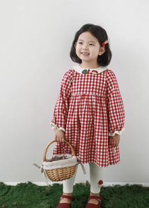 Apple Gingham Dress