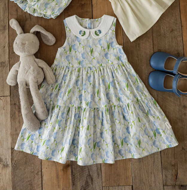 Little Blue Tulip Dress