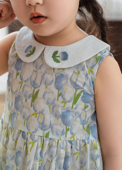 Little Blue Tulip Dress