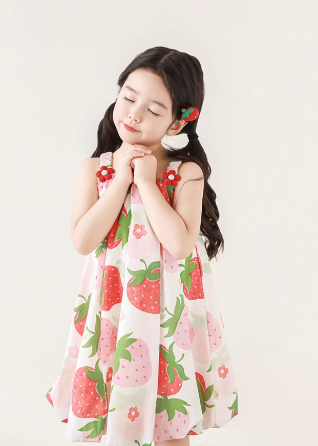 Strawberry Bloom Dress