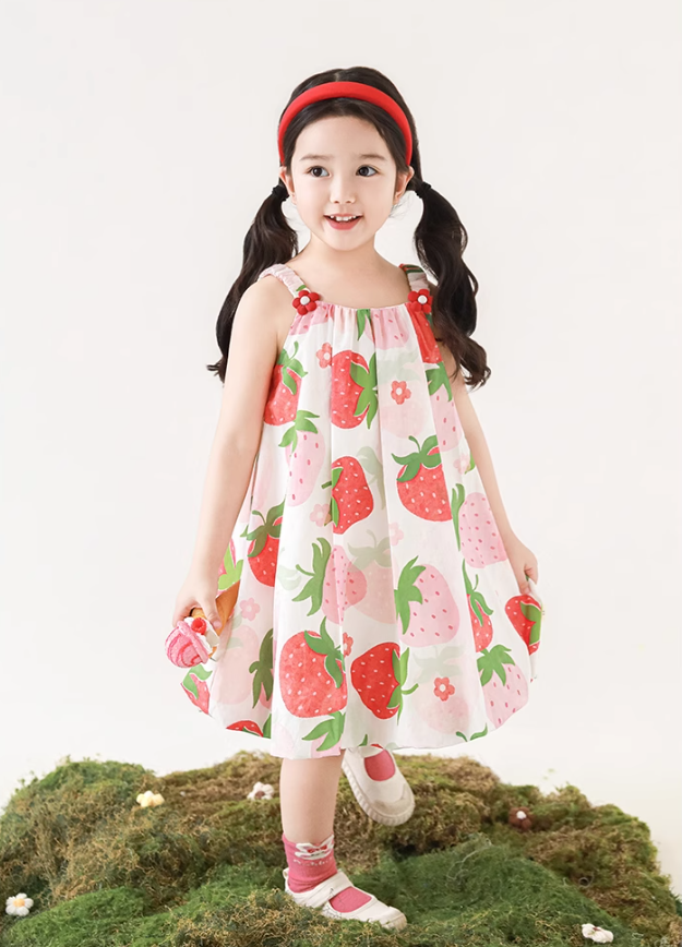 Strawberry Bloom Dress