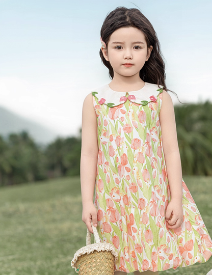 Little Pink Tulip Dress