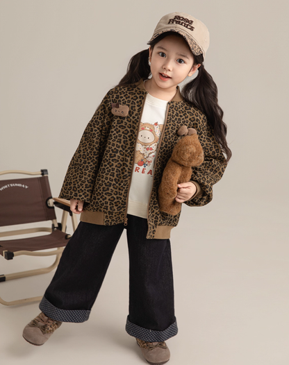 Leopard Bomber Jacket