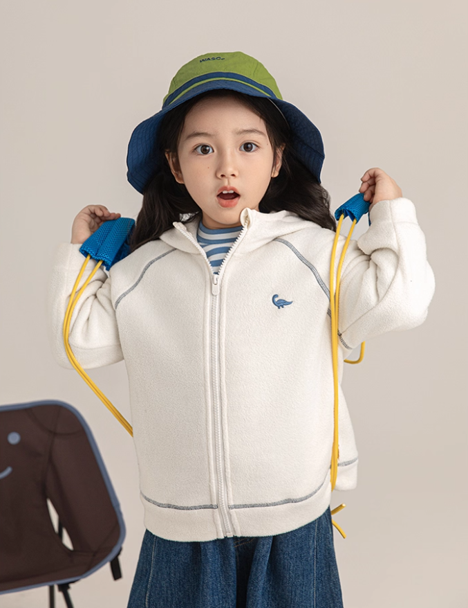 Little Ari Hooded Fleece Jacket