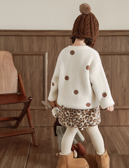 Dotty Bunny Fluffy Jumper