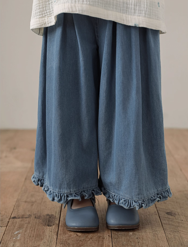 Little Mila Wide Leg Jeans