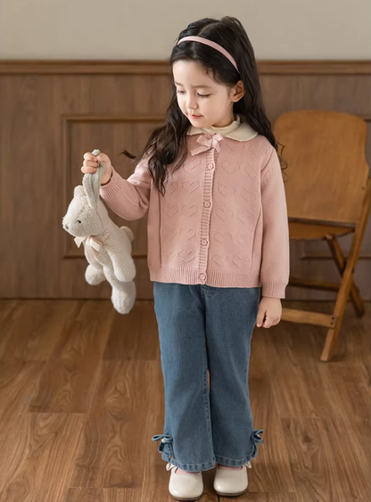 Little Pink Sweetheart Cardigan