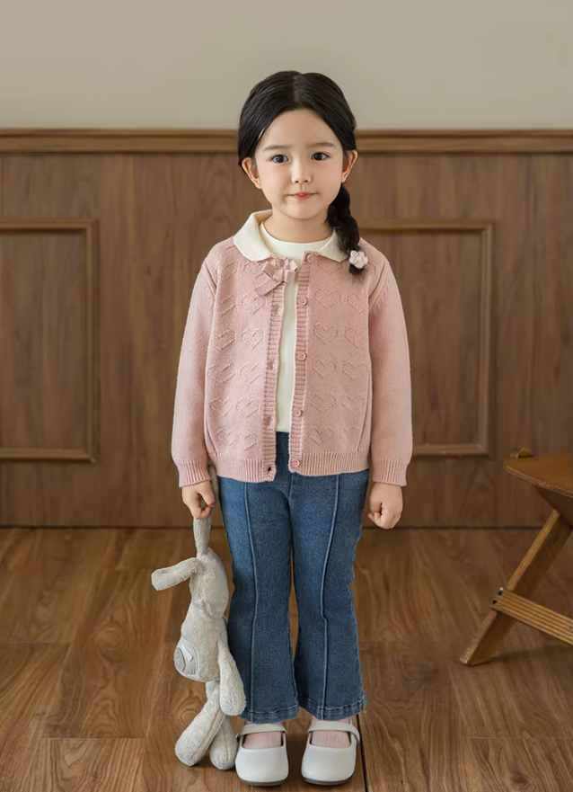 Little Pink Sweetheart Cardigan