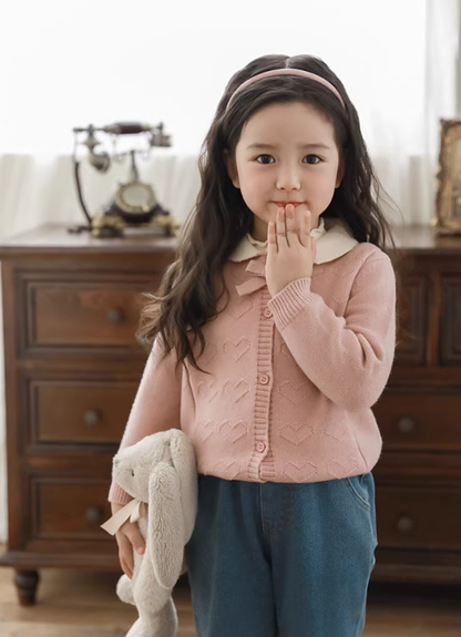 Little Pink Sweetheart Cardigan