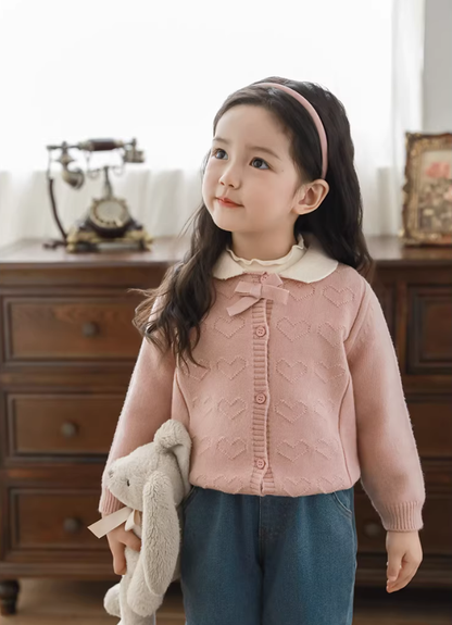 Little Pink Sweetheart Cardigan