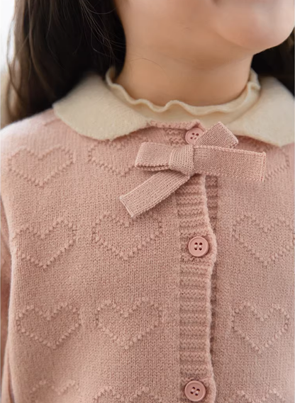 Little Pink Sweetheart Cardigan