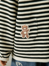 Load image into Gallery viewer, Little Ebony Stripe Cardigan

