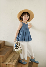 Load image into Gallery viewer, Isla Blue Polka Top
