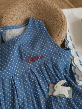 Load image into Gallery viewer, Isla Blue Polka Top
