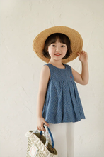 Load image into Gallery viewer, Isla Blue Polka Top

