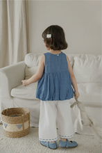 Load image into Gallery viewer, Isla Blue Polka Top
