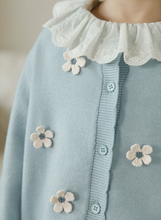 Load image into Gallery viewer, Little Daisy Blue Cardigan

