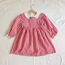 Load image into Gallery viewer, Apple Gingham Dress (SAMPLE - size 3T)
