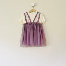 Load image into Gallery viewer, Little Lavender Tee Tulle Dress
