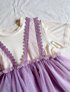 Little Lavender Tee Tulle Dress