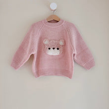 Load image into Gallery viewer, Berry Bear Knitted Jumper
