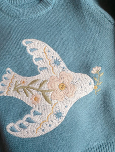 Blue Dove Knitted Jumper
