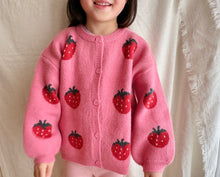 Load image into Gallery viewer, Little Strawberry Cardigan
