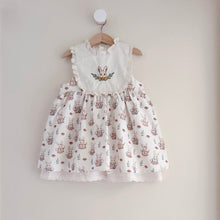 Load image into Gallery viewer, Tea Time Bunny Ruffle Dress
