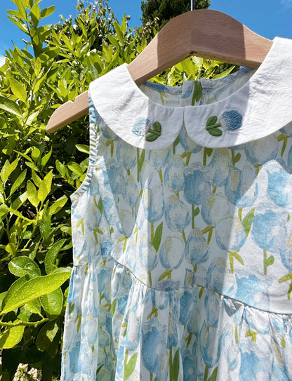 Little Blue Tulip Dress