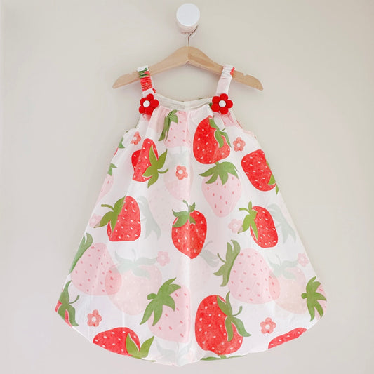 Strawberry Bloom Dress
