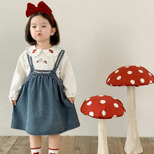 Load image into Gallery viewer, Molly Denim Suspender Dress
