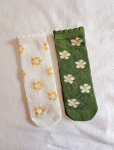 Summer Daisy Socks (SAMPLE - Size Small)