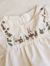 Load image into Gallery viewer, Bunny Floral Embroidery Dress
