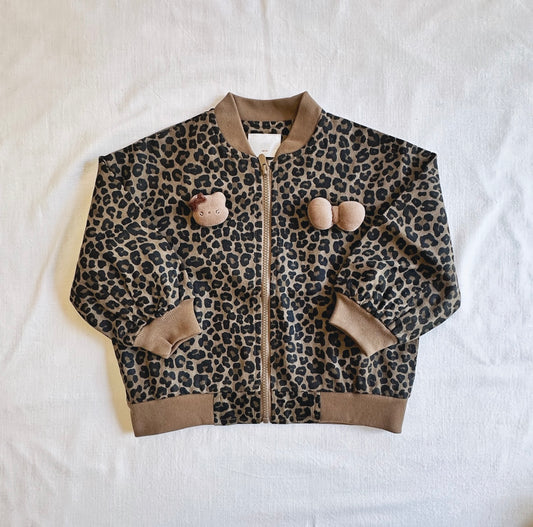 Leopard Bomber Jacket